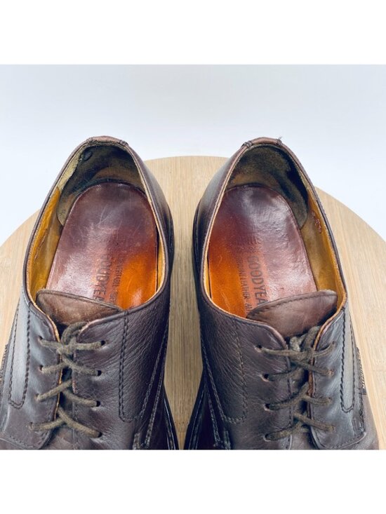Mephisto Spinnaker Shoes Mens 9 Brown Leather Goodyear Welt Oxfords Comfort main image 5